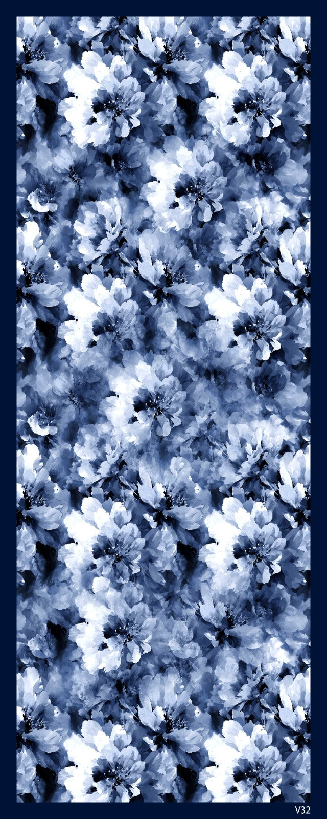 Desenli Kraş Şal B-3060-10 - Venosa Scarf Şal