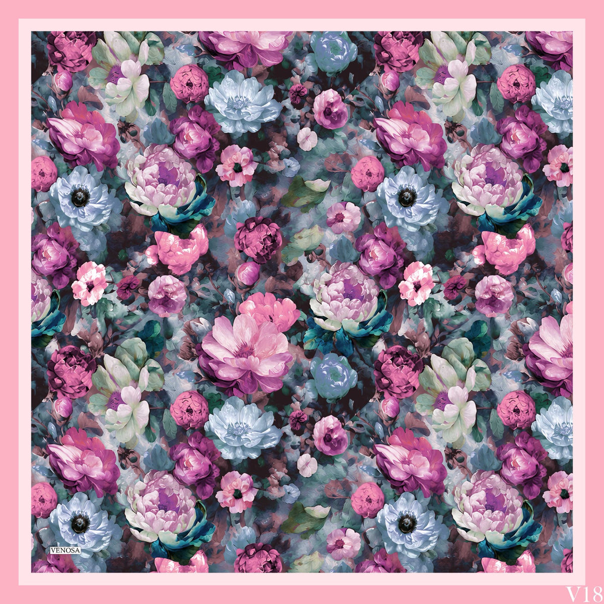 Dijital Soft Eşarp V-5572-03 - Venosa Scarf Eşarp