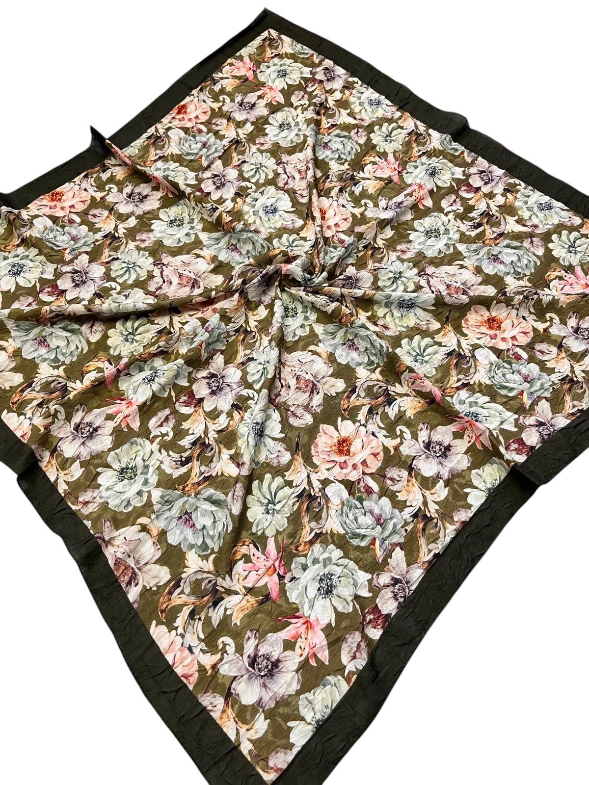 Desenli Kraş Eşarp N-4735-04 - Venosa Scarf Eşarp