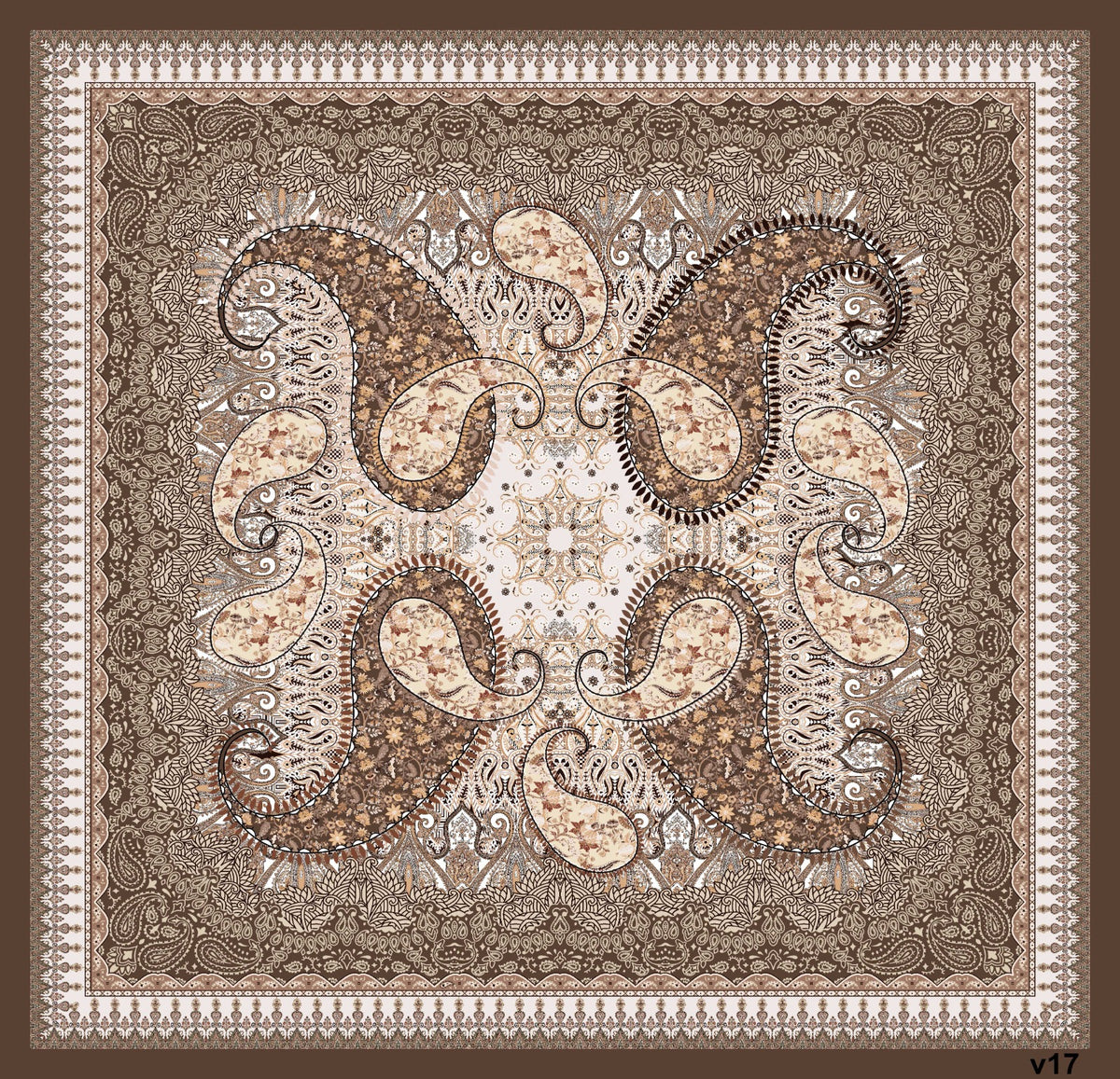 Dijital Soft Eşarp V-5563-06 - Venosa Scarf Eşarp