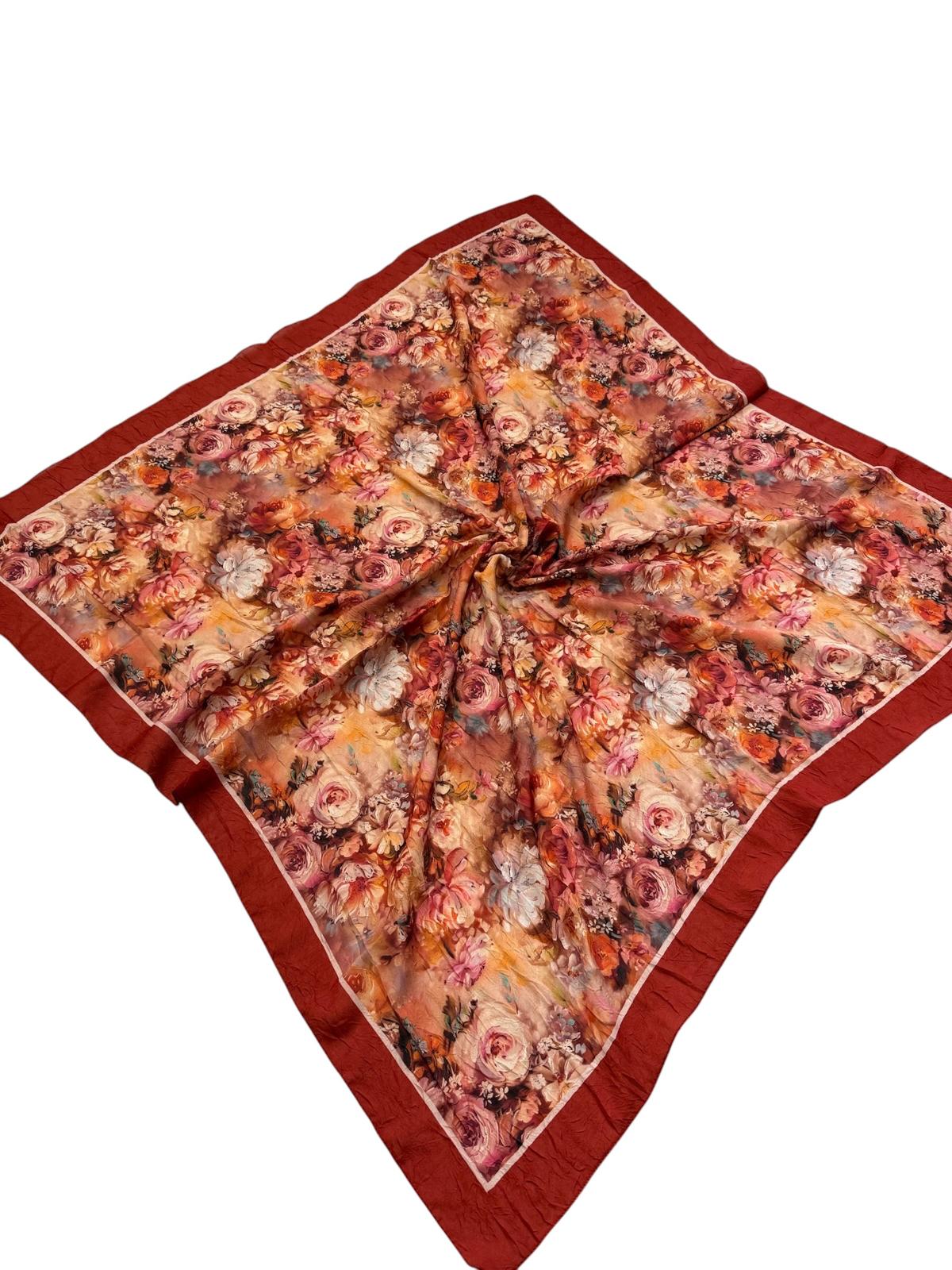 Desenli Kraş Eşarp N-4736-07 - Venosa Scarf Eşarp