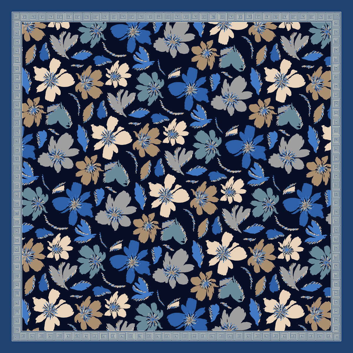 Dijital Soft Eşarp V-5555-09 - Venosa Scarf Eşarp