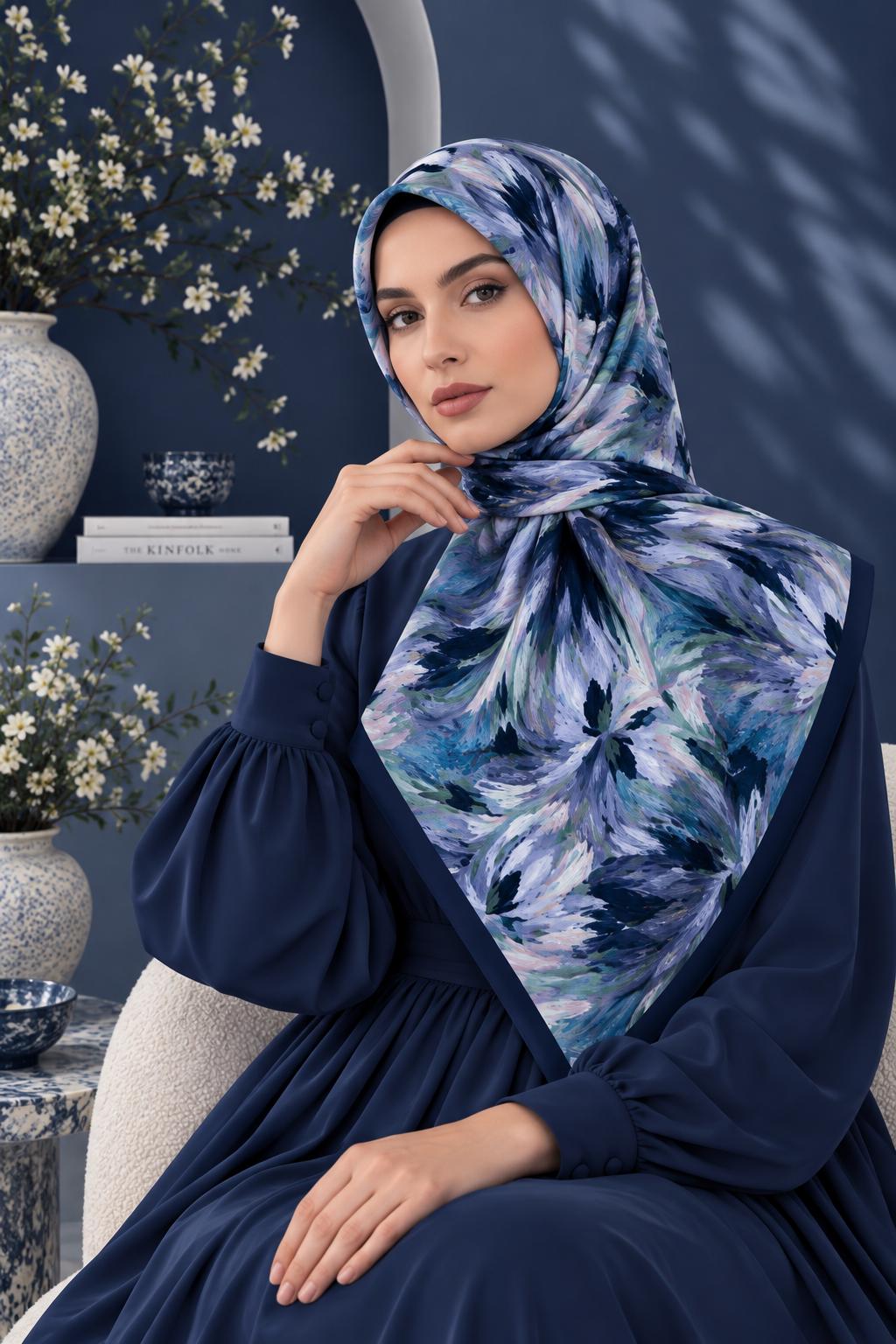 Dijital Soft Eşarp V-7213-10