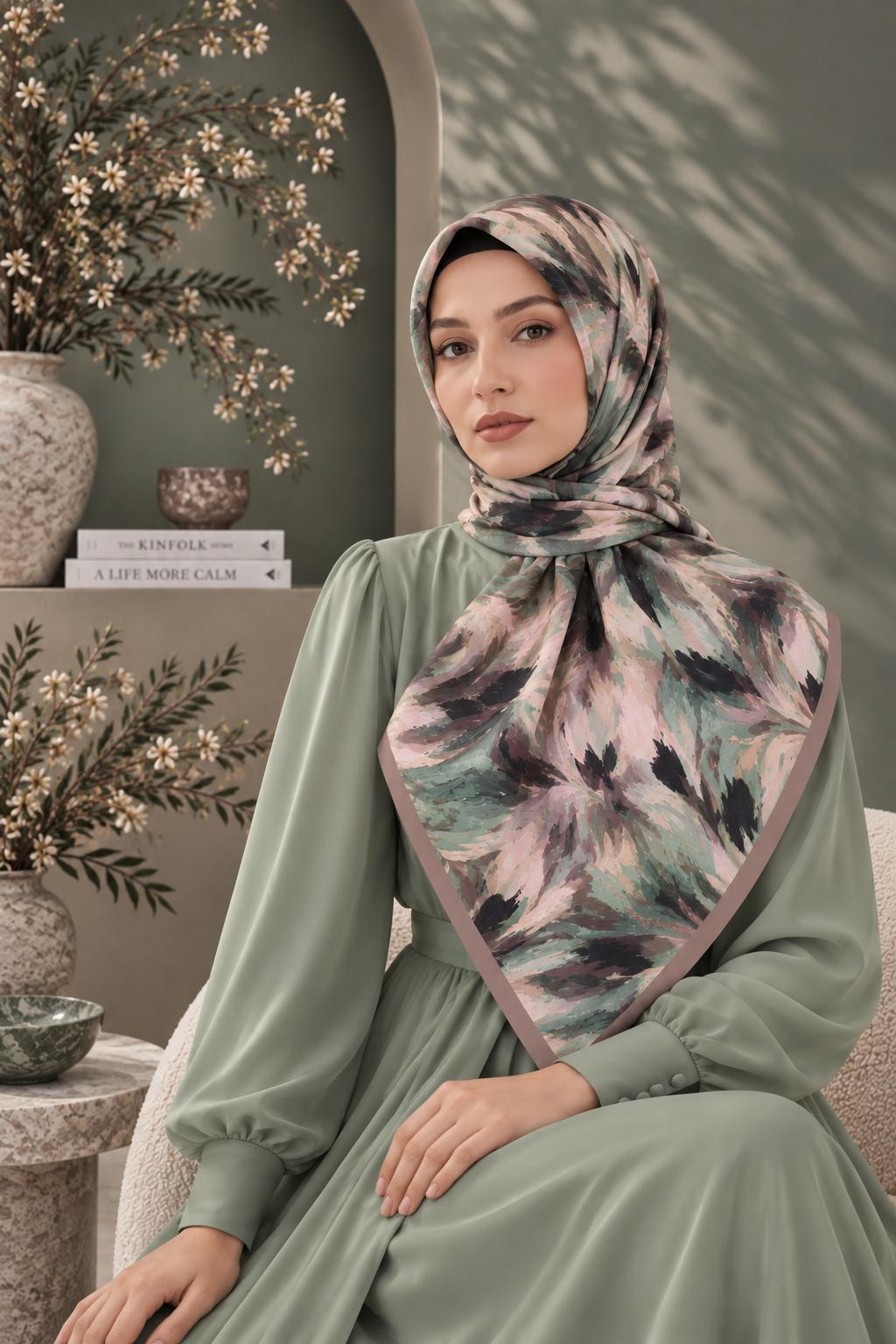 Dijital Soft Eşarp V-7213-11
