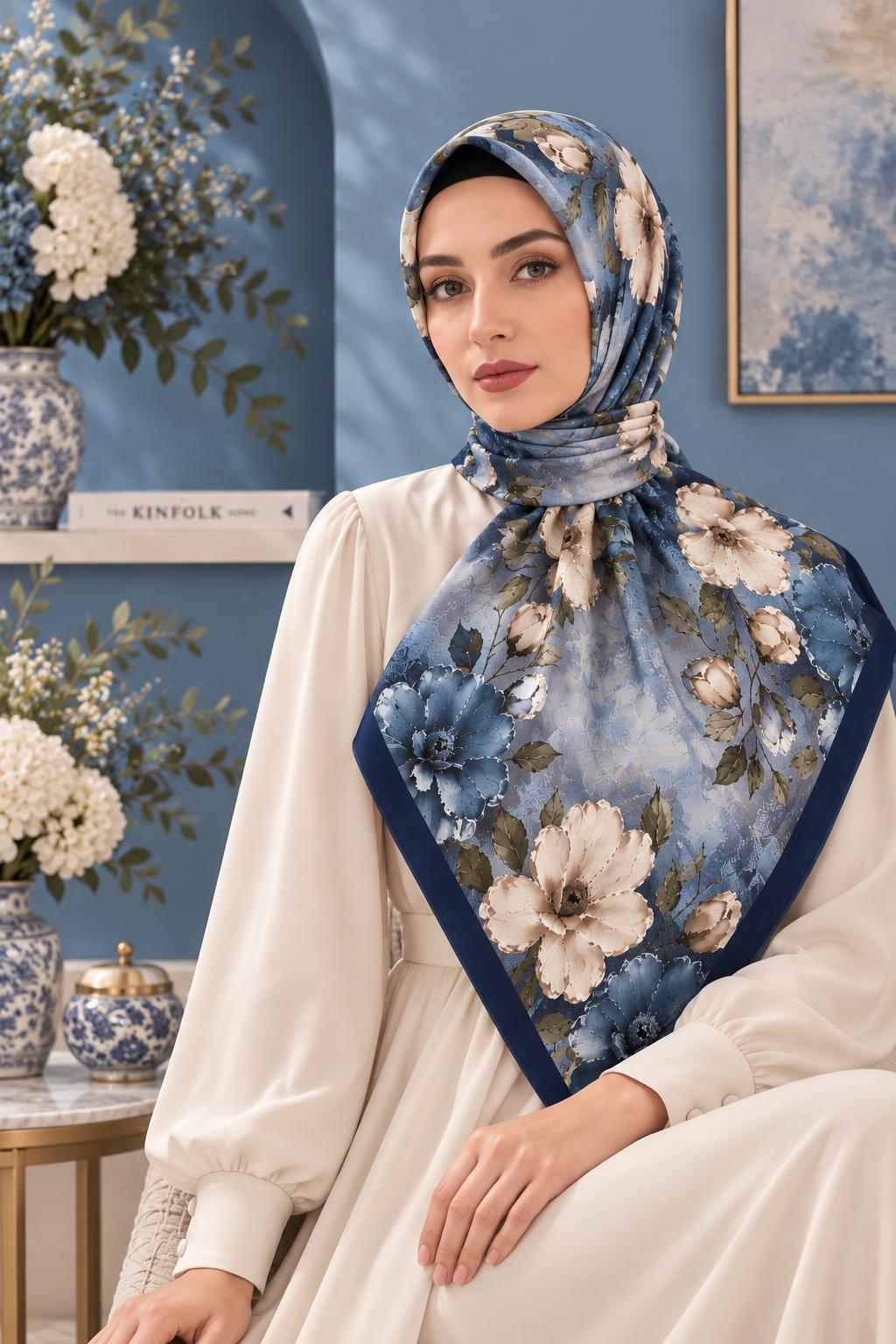 Dijital Soft Eşarp V-7214-12