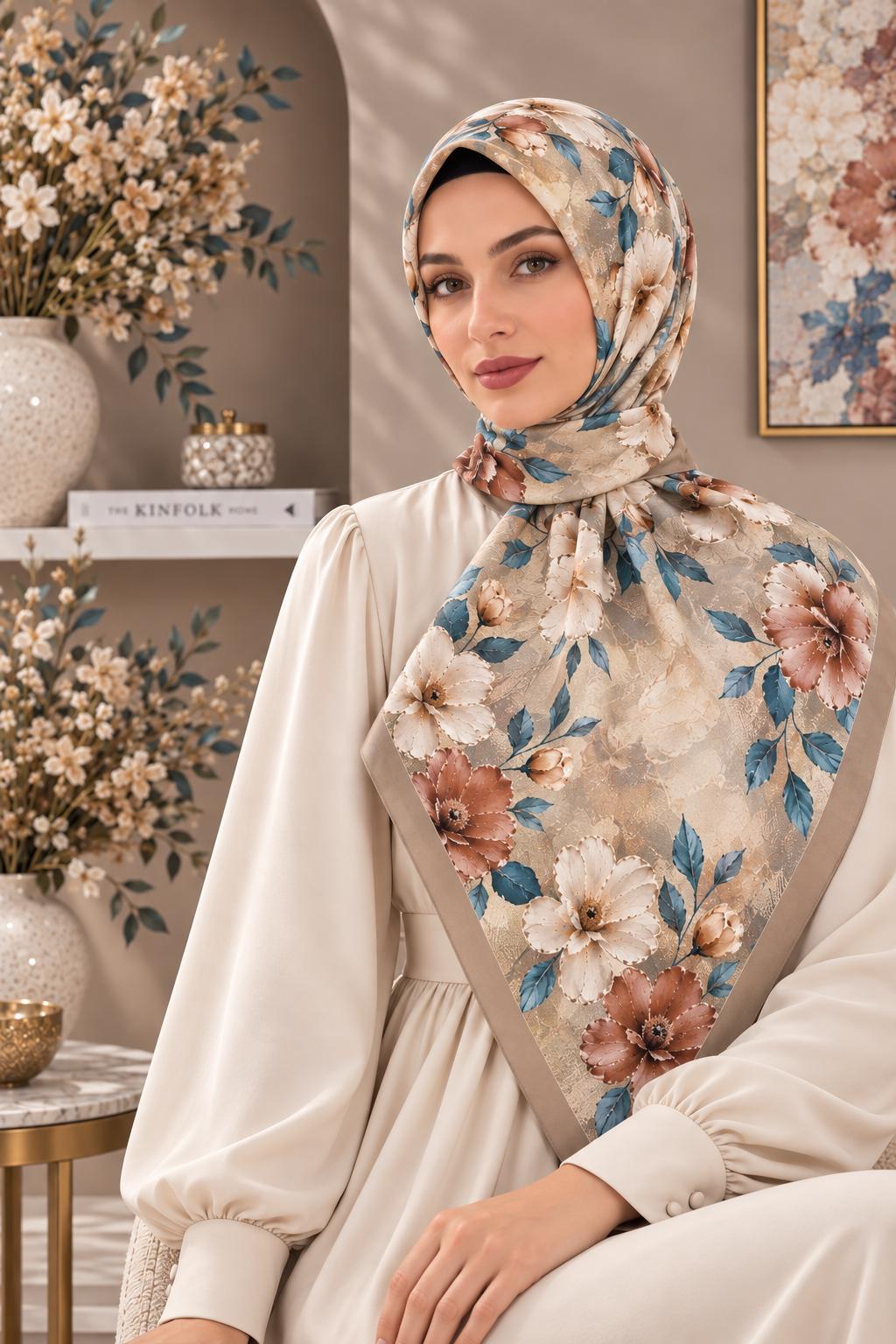 Dijital Soft Eşarp V-7214-13