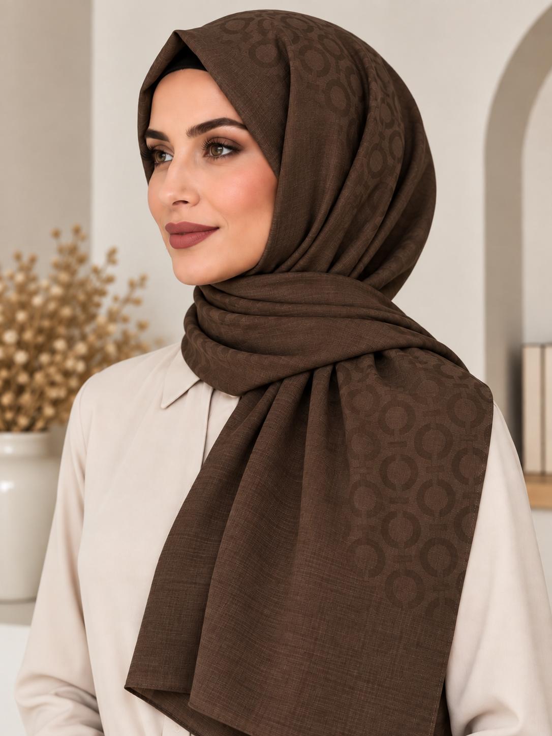 Doğal Elyaf Jakar Şal D-3113-15