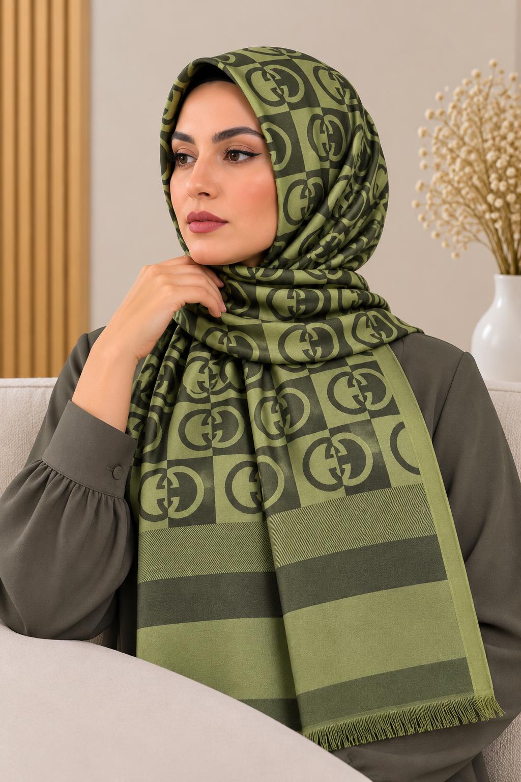 Çift Taraflı Viskon Şal Ç-1034-02