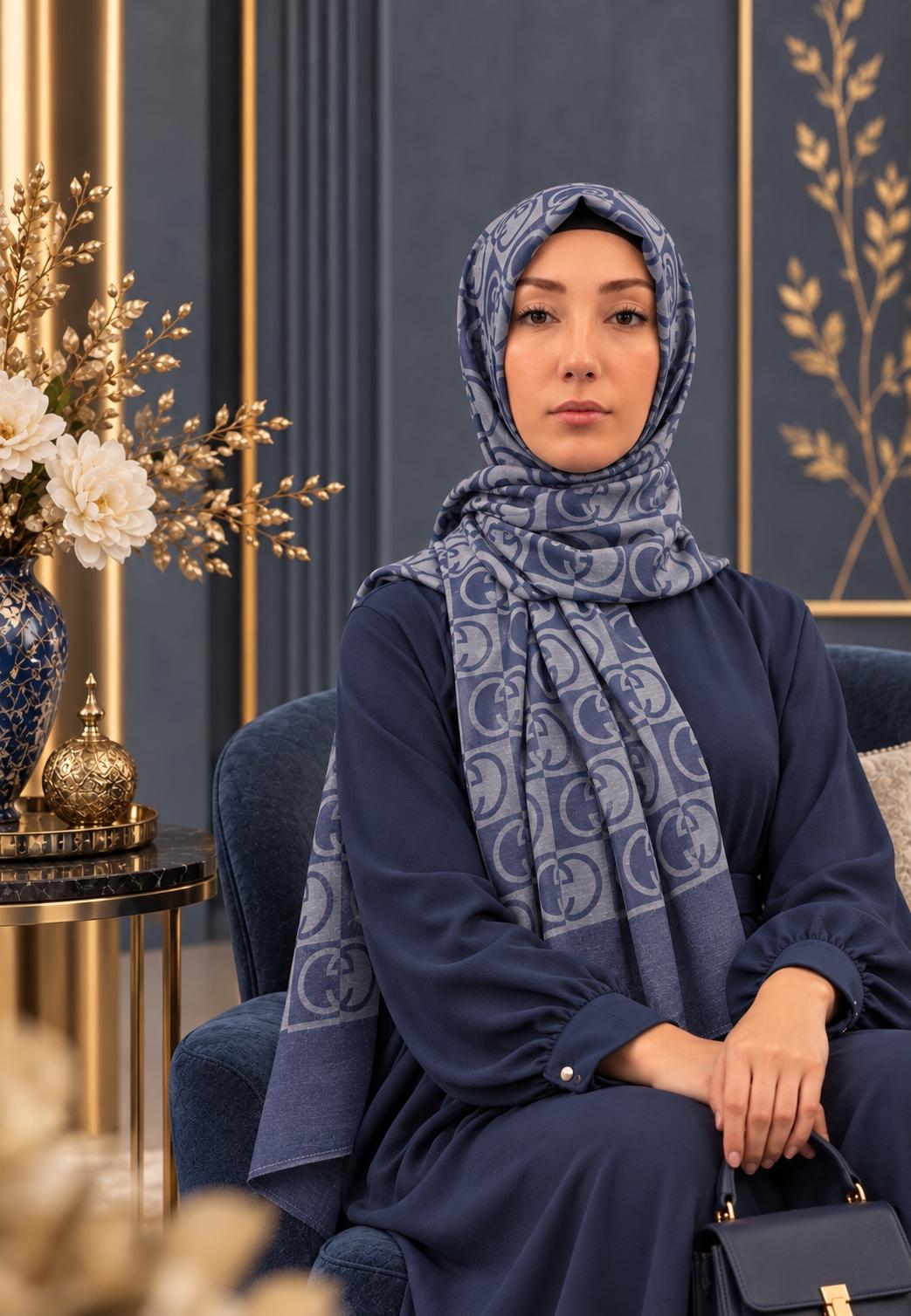 Pamuklu Jakar Şal C-1013-04