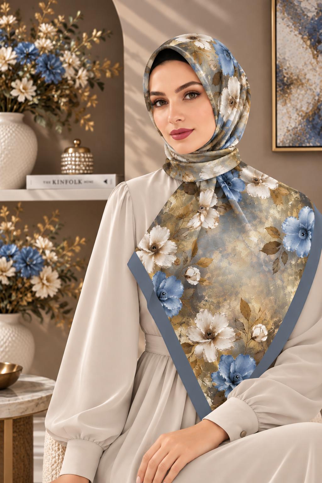 Dijital Soft Eşarp V-7214-09