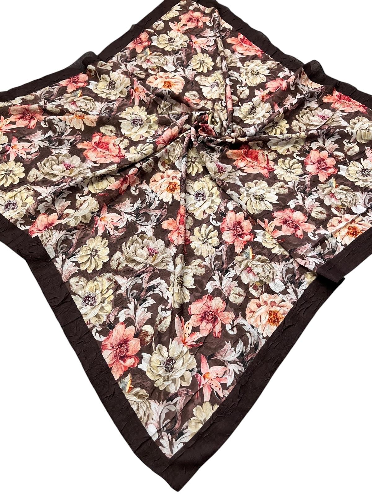 Desenli Kraş Eşarp N-4735-10 - Venosa Scarf Eşarp