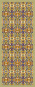 Desenli Kraş Şal B-3061-10 - Venosa Scarf Şal
