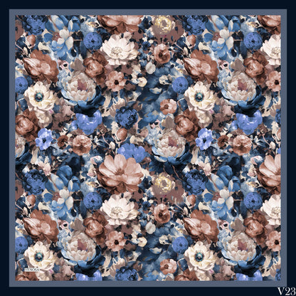 Dijital Soft Eşarp V-5572-10 - Venosa Scarf Eşarp