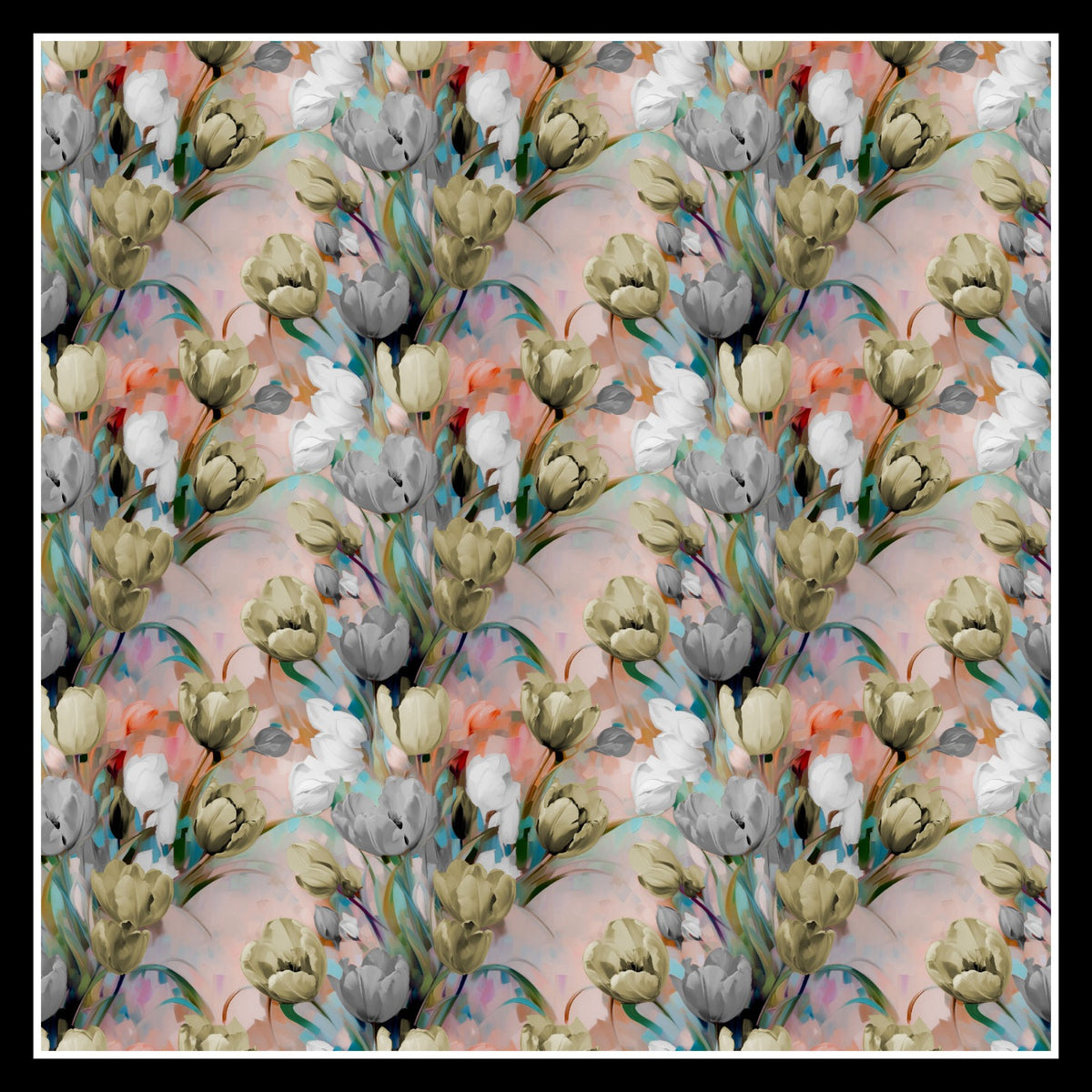 Dijital Soft Eşarp V-5556-11 - Venosa Scarf Eşarp