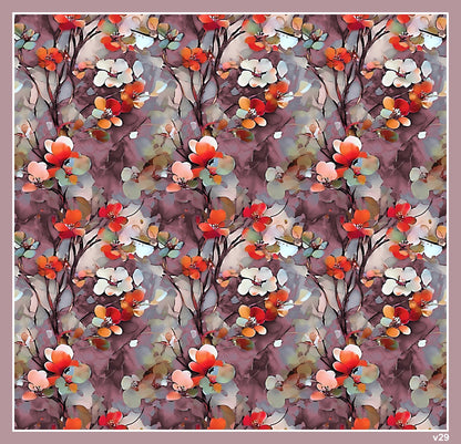 Dijital Soft Eşarp V-5566-11 - Venosa Scarf Eşarp