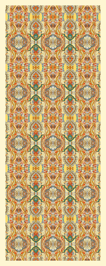Desenli Kraş Şal B-3061-11 - Venosa Scarf Şal