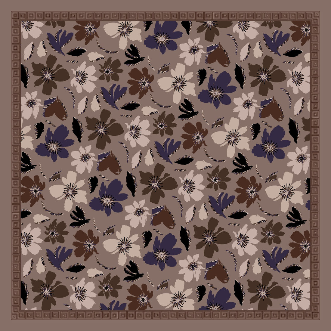 Dijital Soft Eşarp V-5555-12 - Venosa Scarf Eşarp