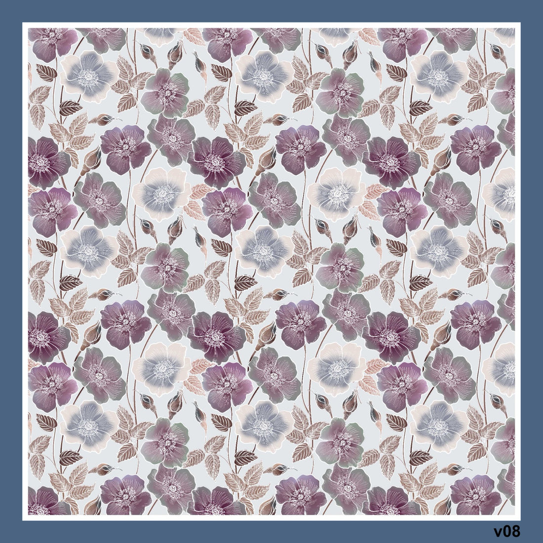 Dijital Soft Eşarp V-5568-12 - Venosa Scarf Eşarp