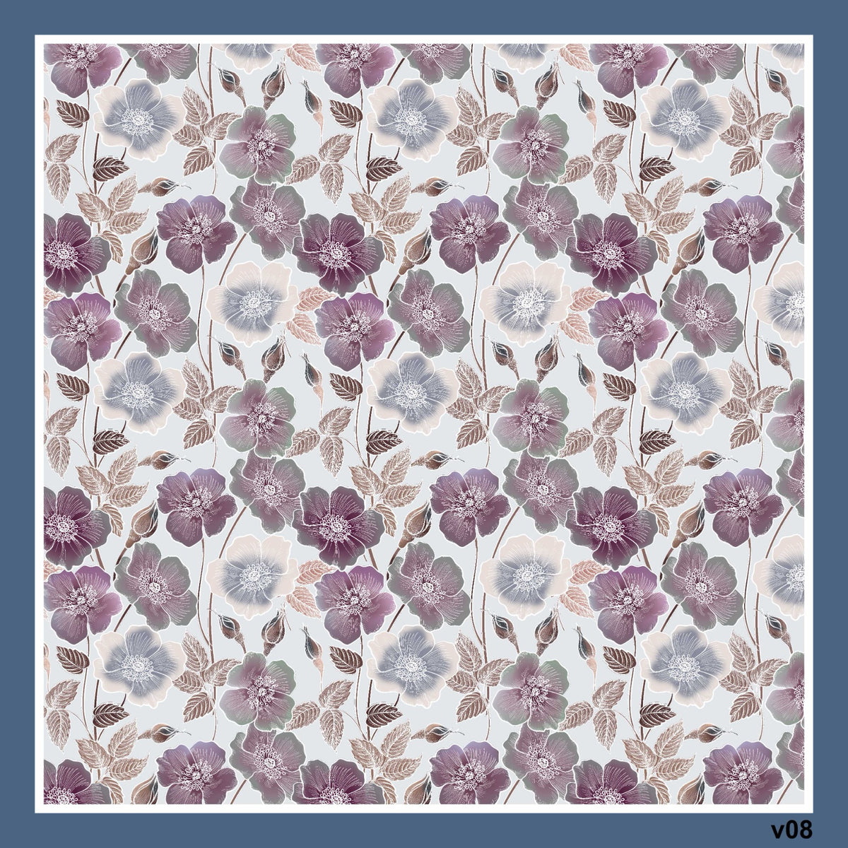 Dijital Soft Eşarp V-5568-12 - Venosa Scarf Eşarp
