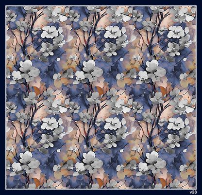 Dijital Soft Eşarp V-5566-13 - Venosa Scarf Eşarp