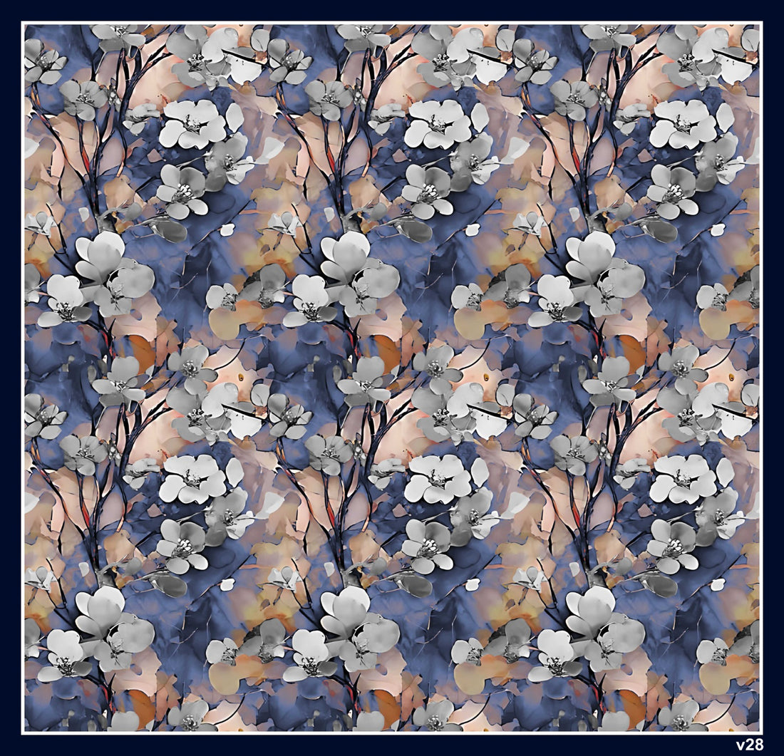 Dijital Soft Eşarp V-5566-13 - detay