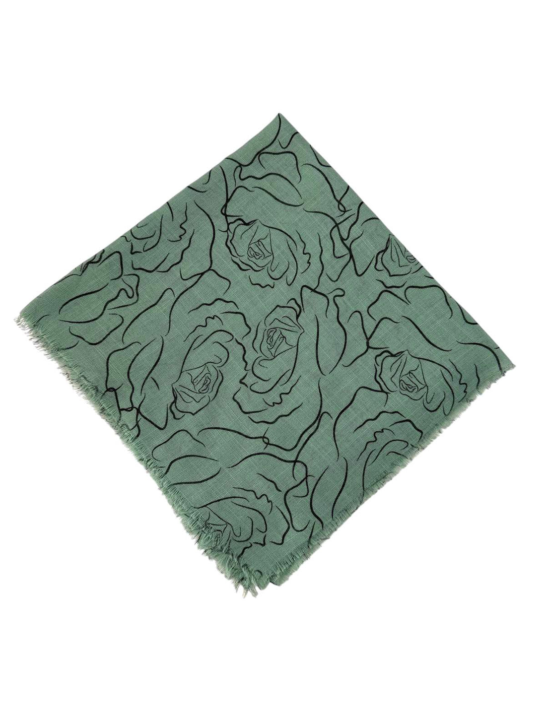 Pigment Baskı Flama Flam Eşarp F-8102-14 - Venosa Scarf Eşarp