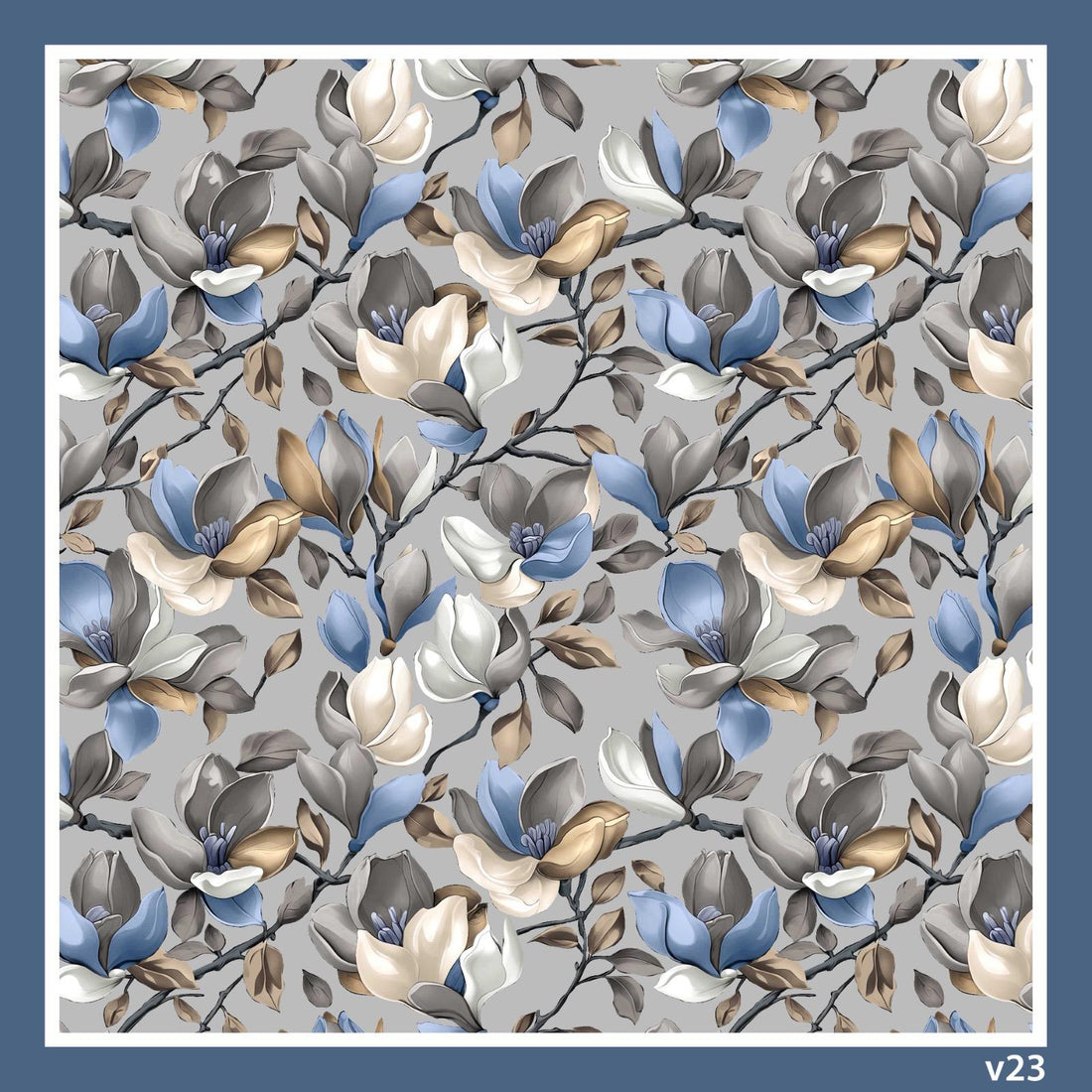 Dijital Soft Eşarp V-5569-14 - Venosa Scarf Eşarp