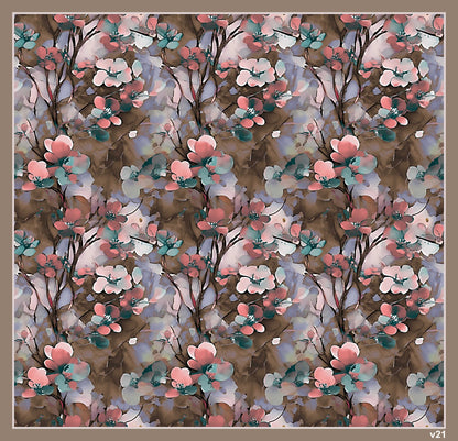 Dijital Soft Eşarp V-5566-14 - Venosa Scarf Eşarp