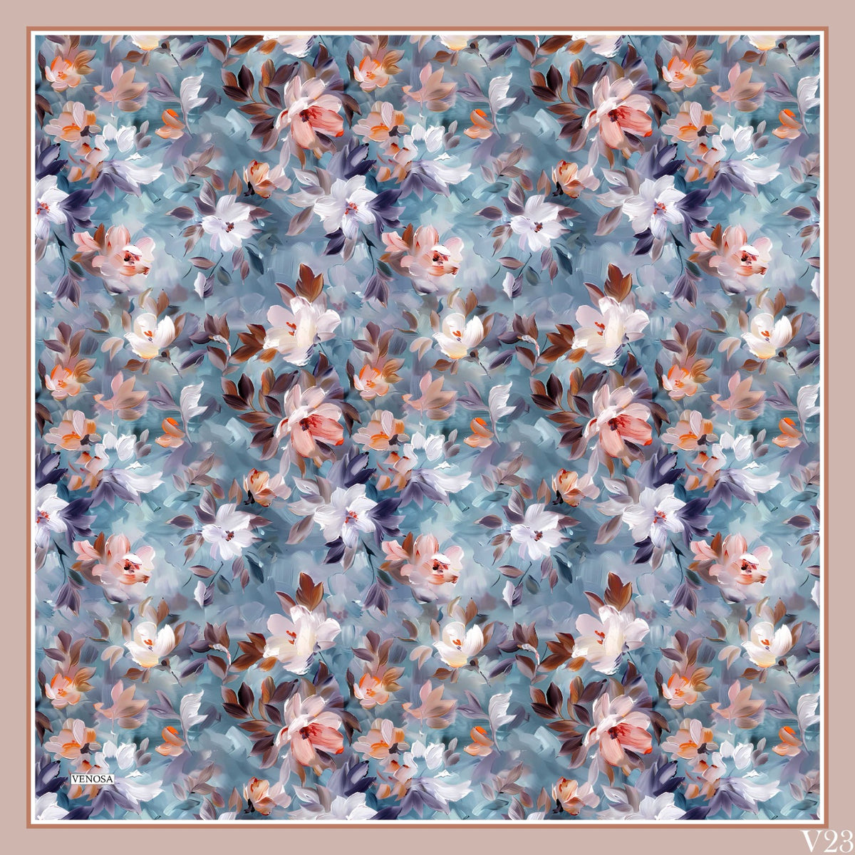 Dijital Soft Eşarp V-5573-15 - Venosa Scarf Eşarp