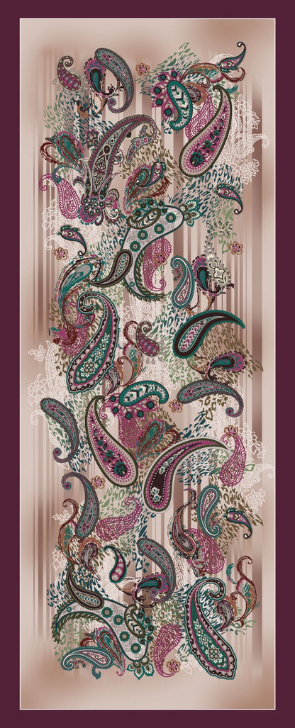 Dijital Soft Şal V-5518-15 - Venosa Scarf Şal