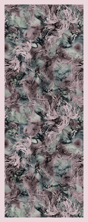 Desenli Kraş Şal B-3031-15 - Venosa Scarf Şal