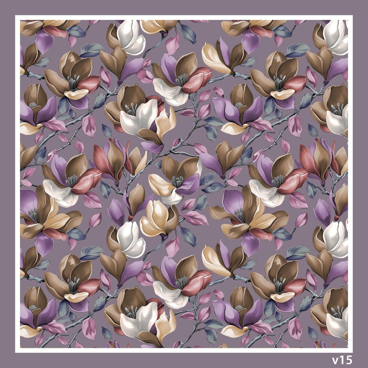 Dijital Soft Eşarp V-5569-15 - detay