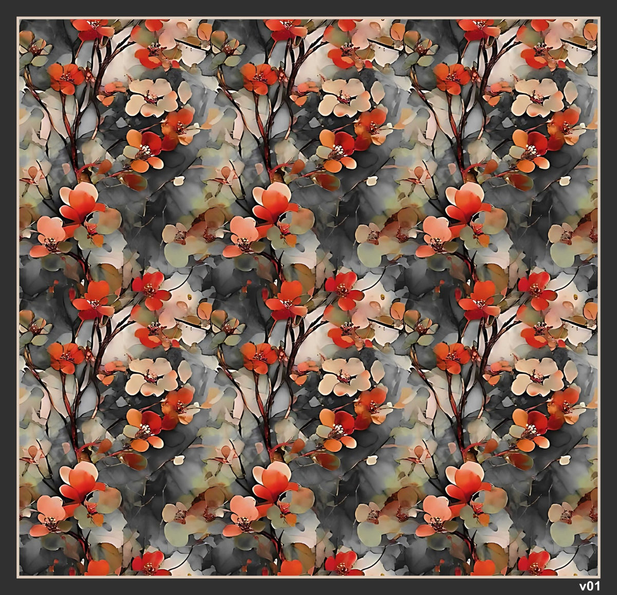 Dijital Soft Eşarp V-5566-16 - Venosa Scarf Eşarp