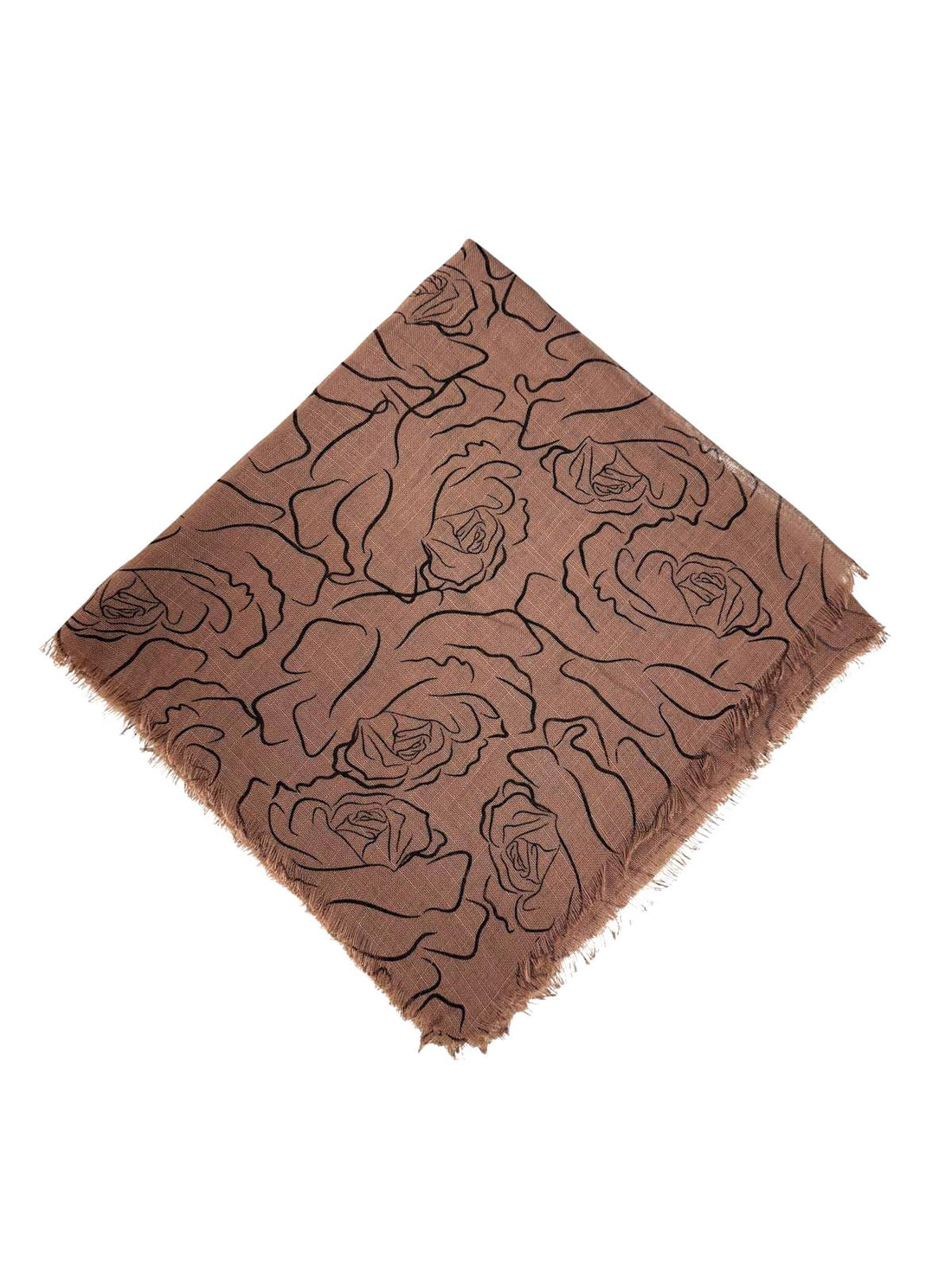 Pigment Baskı Flama Flam Eşarp F-8102-16 - Venosa Scarf Eşarp