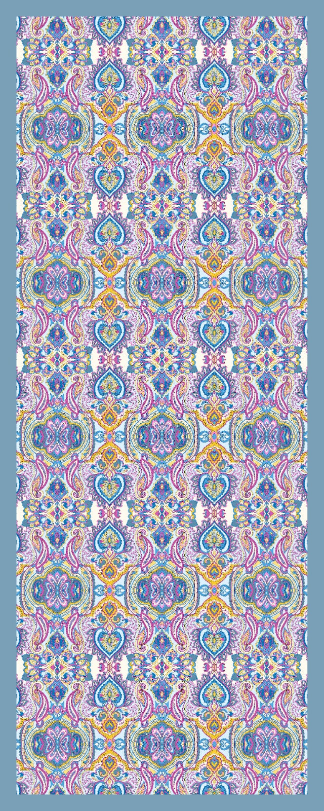 Desenli Kraş Şal B-3061-16 - Venosa Scarf Şal