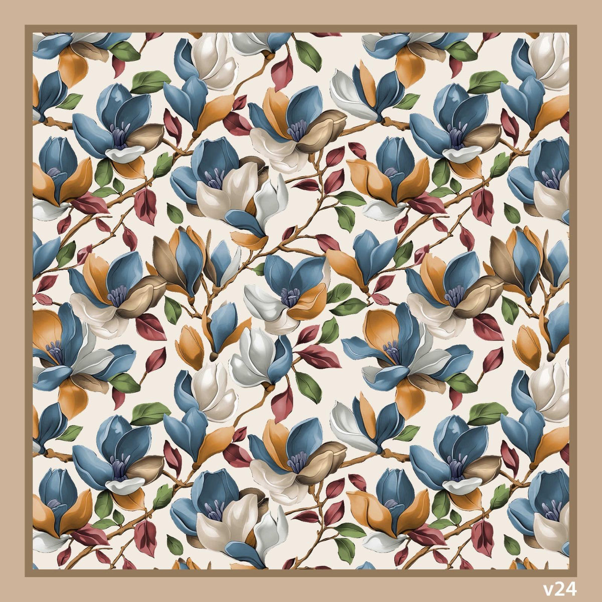Dijital Soft Eşarp V-5569-17 - Venosa Scarf Eşarp