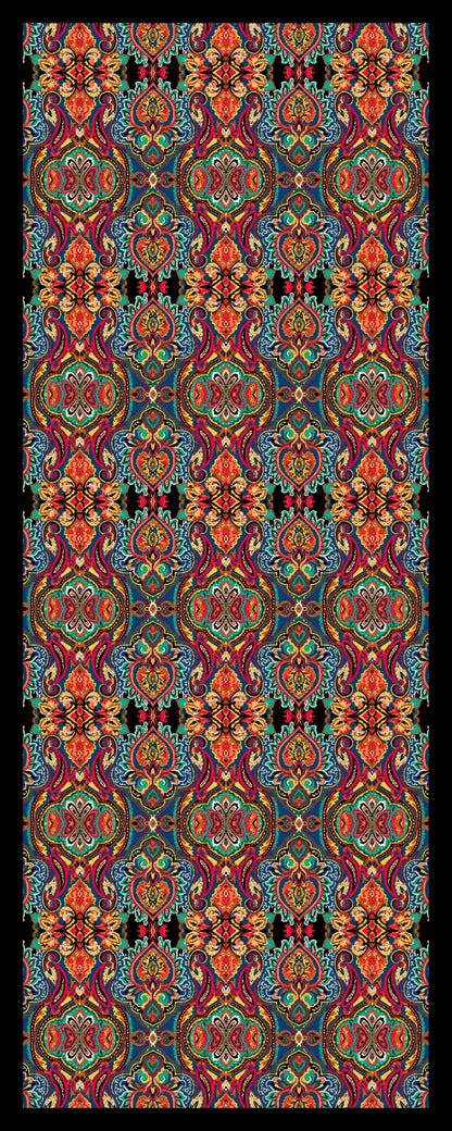 Desenli Kraş Şal B-3061-18 - Venosa Scarf Şal