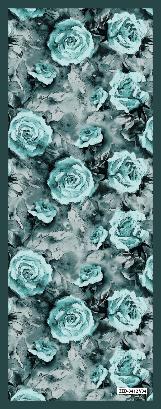 Desenli Kraş Şal B-3042-19 - Venosa Scarf Şal