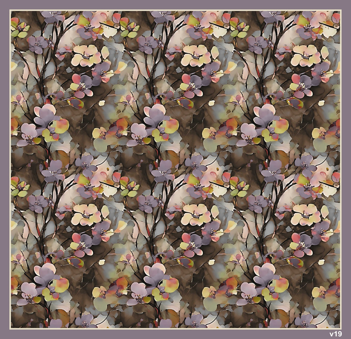 Dijital Soft Eşarp V-5566-18 - Venosa Scarf Eşarp