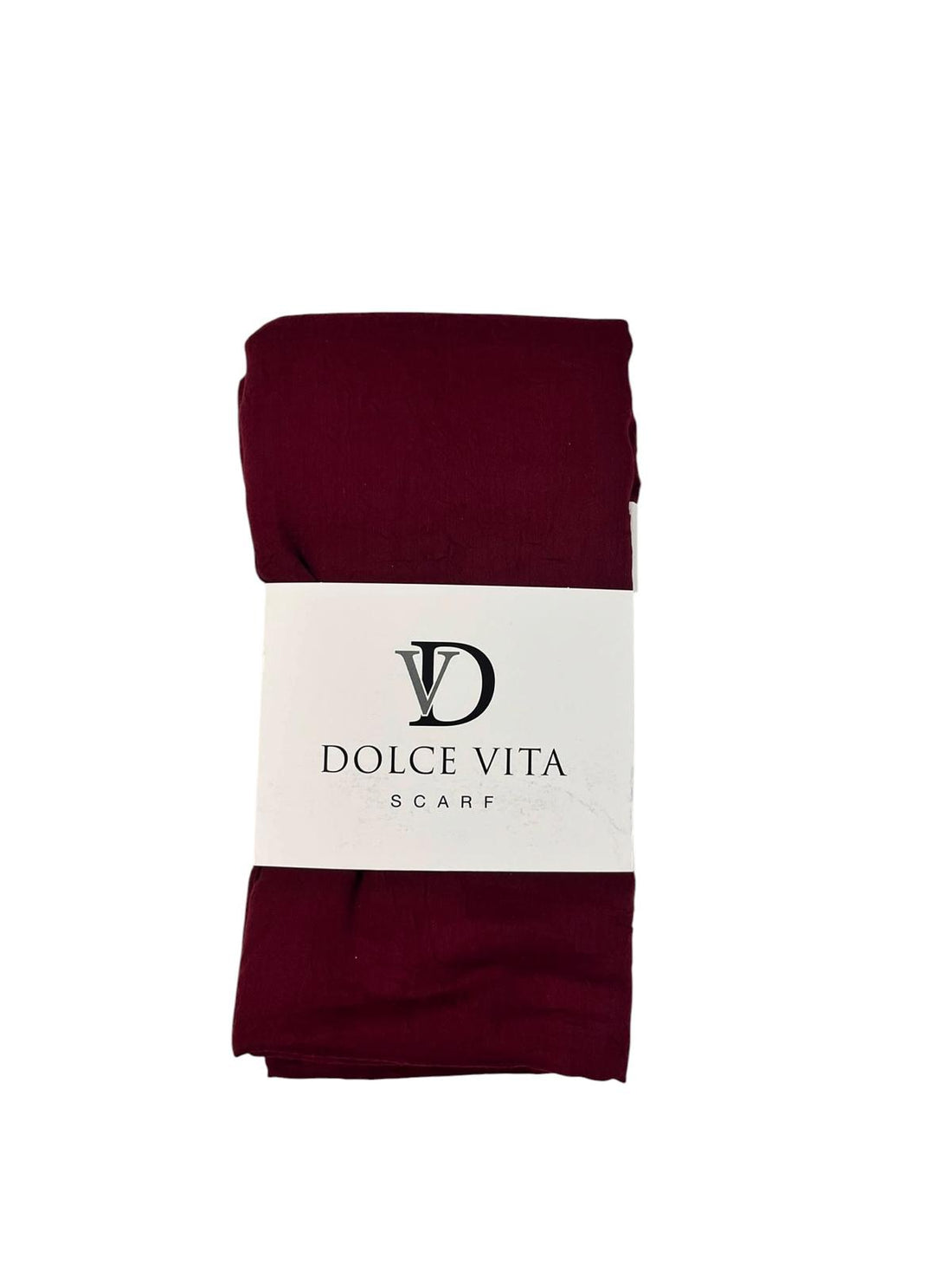 Bambu Kraş Şal B-1012-19 BORDO - Venosa Scarf Şal