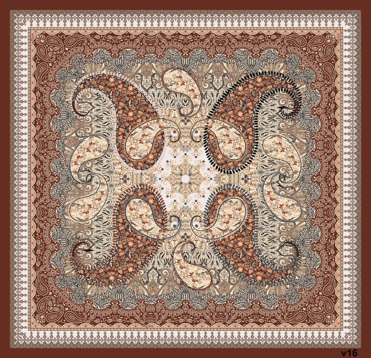 Dijital Soft Eşarp V-5563-02 - detay