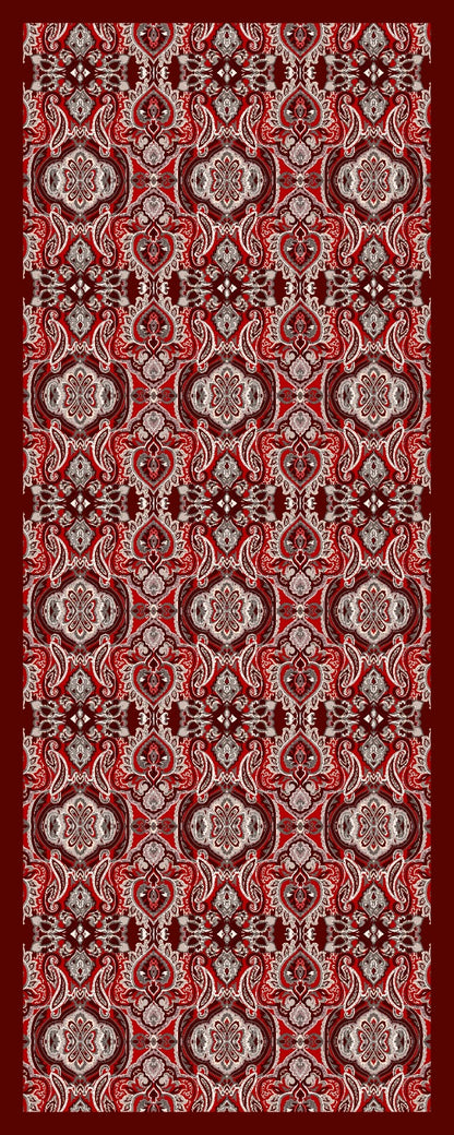 Desenli Kraş Şal B-3061-02 - detay