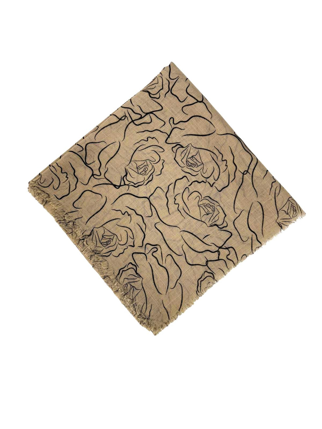 Pigment Baskı Flama Flam Eşarp F-8102-20 - detay