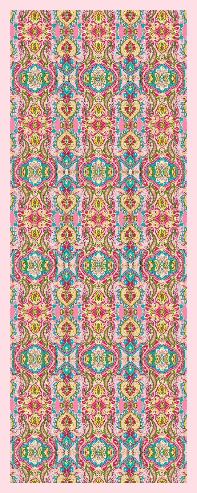 Desenli Kraş Şal B-3061-22 - Venosa Scarf Şal