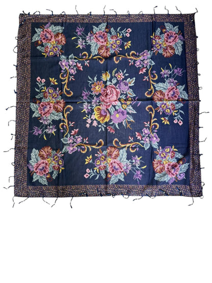Desenli Boncuklu Yazma V-2022-02 - Venosa Scarf Yazma