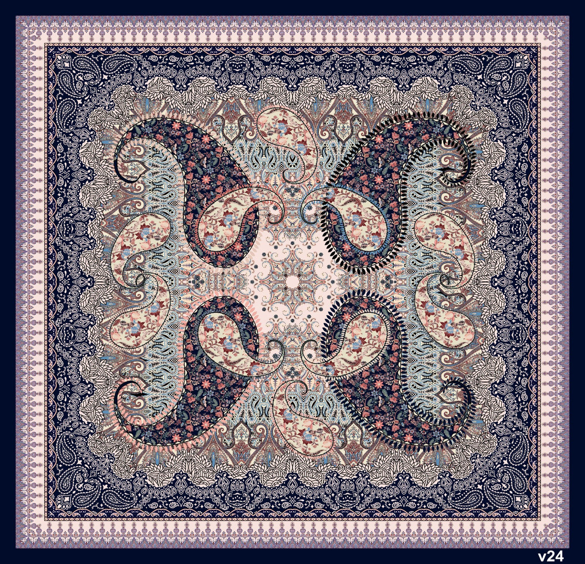 Dijital Soft Eşarp V-5563-03 - Venosa Scarf Eşarp