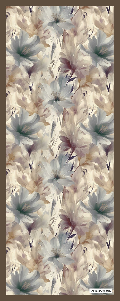Desenli Kraş Şal B-3062-03 - Venosa Scarf Şal