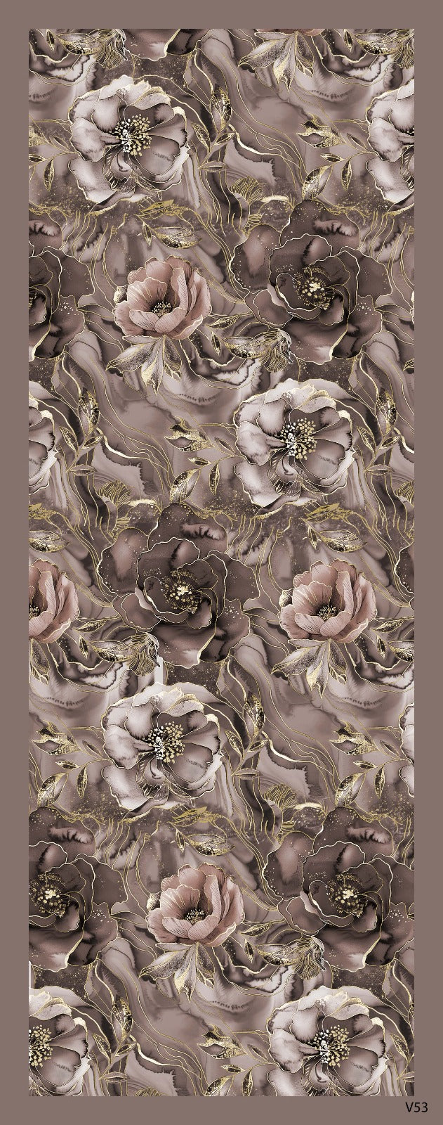 Desenli Kraş Şal B-3055-03 - Venosa Scarf Şal