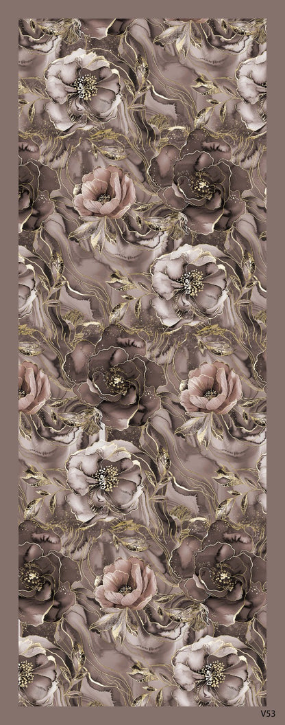 Desenli Kraş Şal B-3055-03 - Venosa Scarf Şal