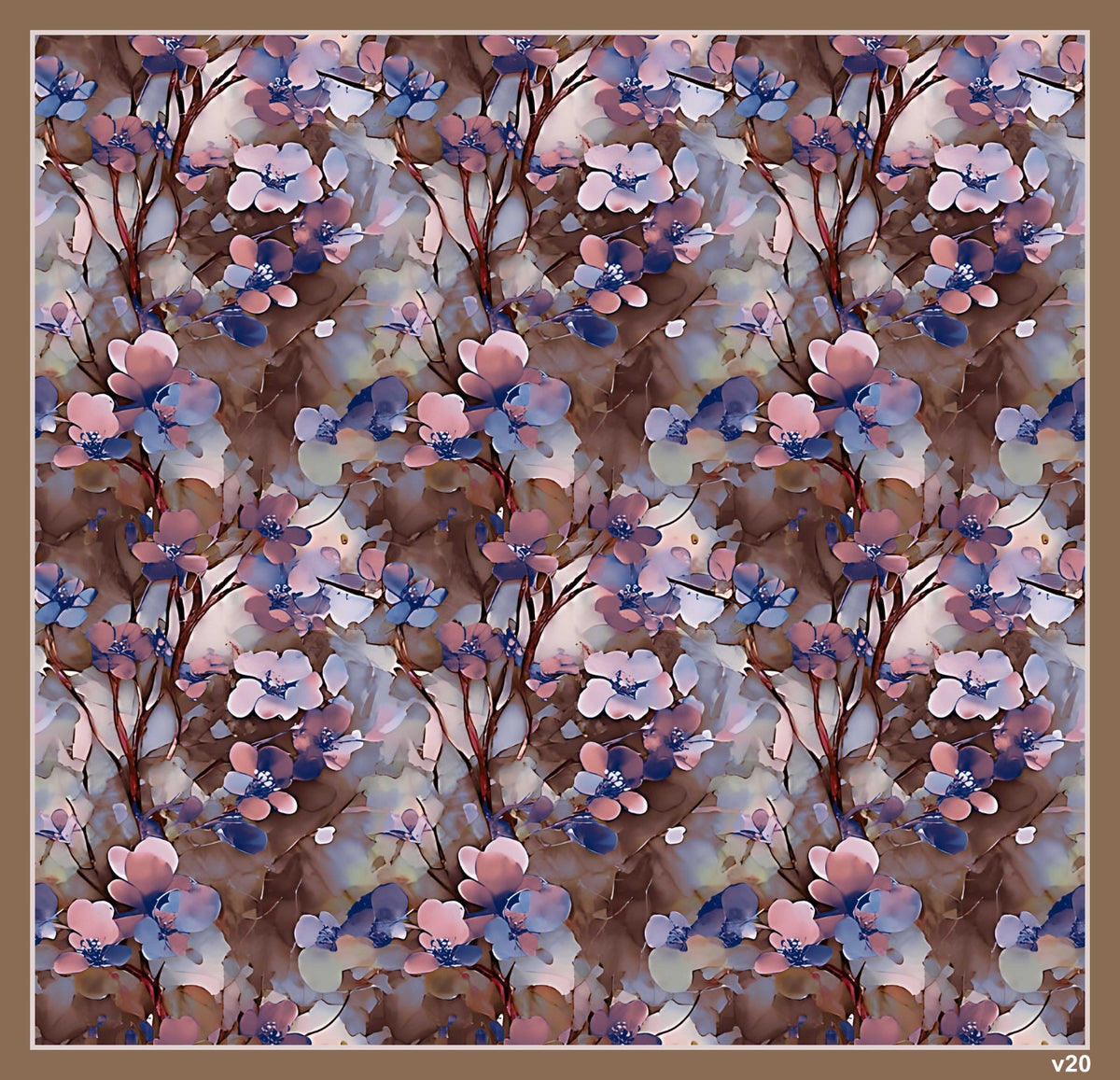 Dijital Soft Eşarp V-5566-03 - Venosa Scarf Eşarp